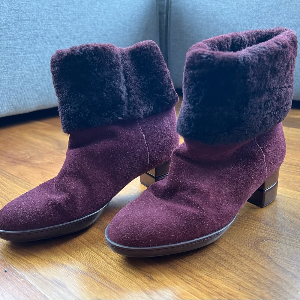 Salvatore Ferragamo winter booties with fur